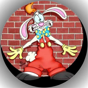 Tortenaufleger Geburtstag Party Tortenbild Fondant - Oblate Roger Rabbit P2 - Bild 1 von 1