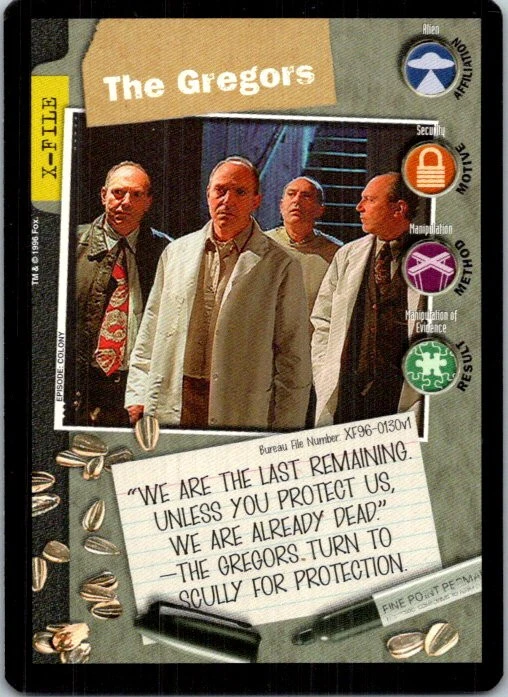 The X-Files Premiere CCG The Gregors  - Image 1 of 1