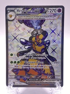 Pokémon TCG Vespiquen ex SV03: Obsidian Flames 212/197 Holo Ultra Rare NM/M - Picture 1 of 2