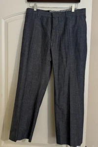 Banana Republic Pants Mens 33x32 Blue Tailor Slim Fit Career Business Slack - Picture 1 of 7