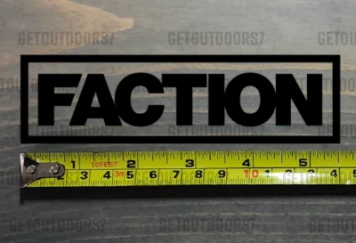 Faction Skis Sticker Decal Salomon 5.5" Black Rossi Blizzard Green Volkl Liberty