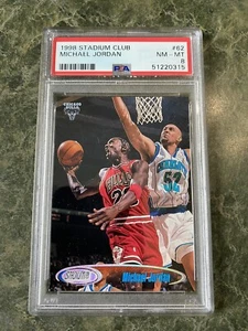 1998 Stadium Club Basketball #62 Michael Jordan Psa 8  - Bild 1 von 2
