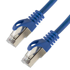 Netzwerkkabel S/FTP PIMF Cat. 7 10 Meter blau Patchkabel Gigabit Ethernet