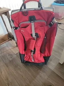 LL Bean 24" Rolling Adventure Duffle Red Travel Bag Luggage w/ Wheels - Picture 1 of 5