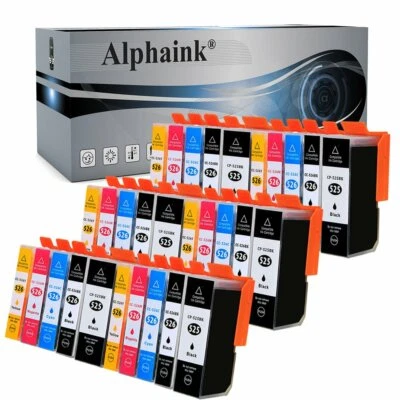 ALPAHINK 30 CARTUCCE PER CANON PIXMA MG6250 MG8150 MG8250 IX6550 MX885 MG5340 MX882 8240