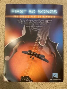 Hal Leonard First 50 Songs You Should Play on Mandolin Sheet Music Paperback - Picture 1 of 3