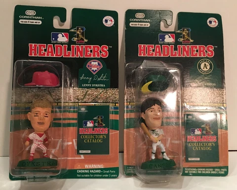 1996 MLB Headliners By Corinthian - Lenny Dykstra & Jose Canseco (read descrip) Cover