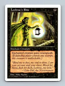 Magic The Gathering MTG - Leshrac's Rite - 5th Edition 1997 - Picture 1 of 2
