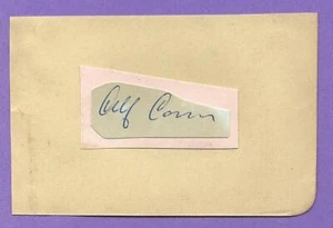 ALFIE CONN HEART OF MIDLOTHIAN FC 1946-1958 SCOTLAND INT RARE ORIGINAL AUTOGRAPH - Imagen 1 de 2