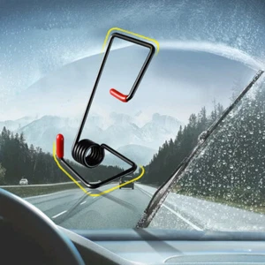 1pc Car Wiper Booster Spring Intelligent Wiper Arm Alloy Rubber Universal - Picture 1 of 12