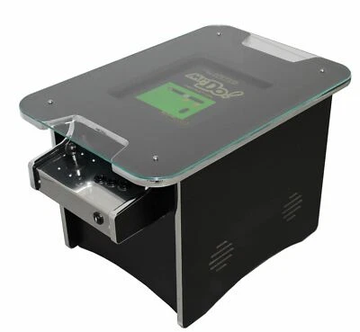 Arcade Machine Coffee Table | 60 Retro Arcade Games | Black & Chrome