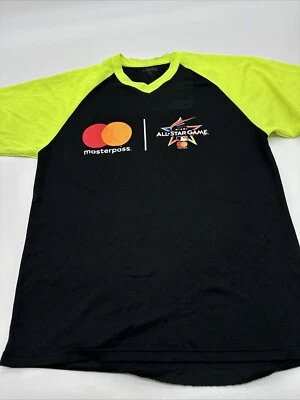 Miami Marlins T-Shirt Men Small Graphic Print V-Neck Stitches…#10007 - Image 1 of 4