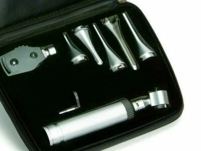 Gima 31422 Xenon-Halogen-Kunststoff-Veterinär-Otoskop-Set, 8 x Metallkanülen - Bild 1 von 2