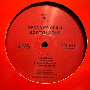 DESTINY'S CHILD - BOOTYLICIOUS (+REMIX) (12") 2001!! RARE!! MISSY + ROCKWILDER - Picture 1 of 2