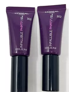 L'Oreal Pinturas Infalibles Color de Labios (2 PACK) 2 x 4ml Tubos. VOILET TWIST. - Imagen 1 de 8