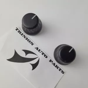 2004-2008 Pontiac Grand Prix AC Heater Knob Black Pair Set of 2 OEM - Picture 1 of 3