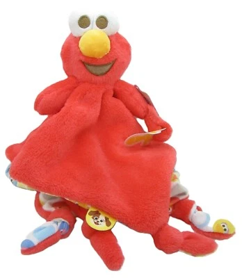 Manta de seguridad calle sésamo soporte chupete rojo Elmo y taggies Foto 1 de 4