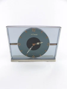 LeCoultre Table Clock with 8 day movement art deco made in the 1940s. - Picture 1 of 6
