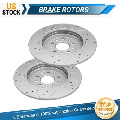 Задние перфорированные щелевые тормозные диски для Ford Freestyle Explorer Taurus X Montero - Изображение 1 из 4