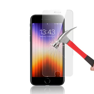For iPhone SE 3rd,2nd Generation 2020,2022 7/8 Tempered Glass Screen Protector - Picture 1 of 24