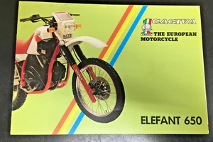 Folleto de literatura de ventas OEM de fábrica Cagiva Elefant 650 - Imagen 1 de 2