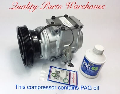 1992-2001 TOYOTA CAMRY, CELICA, SOLORA 4CYL. OEM GENUINE USA REMAN.AC COMPRESSOR - Image 1 of 3