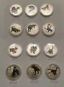 Österreich 3 Euro Super Saurier handgehoben  (Wählen sie unter 2019 - 2022) - Bild 1 von 14