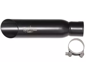VooDoo Shorty Exhaust 2003-2009 Yamaha YZF-R6-S Black - Foto 1 di 1