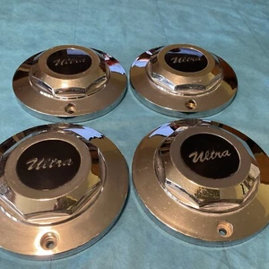 (4) Ultra Wheels Chrome Custom Wheel Center Cap # 89-9342 - Picture 1 of 10