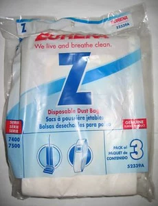 EUREKA STYLE Z VACUUM BAGS #52339A PACK OF 3 GENUINE - Picture 1 of 1