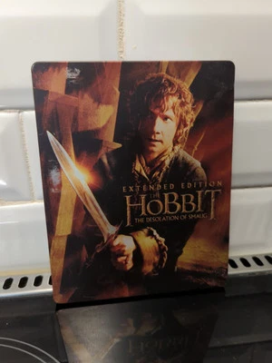 THE HOBBIT: THE DESOLATION OF SMAUG (Extended Blu-Ray Steelbook Edition, 2014)VG - Image 1 of 3