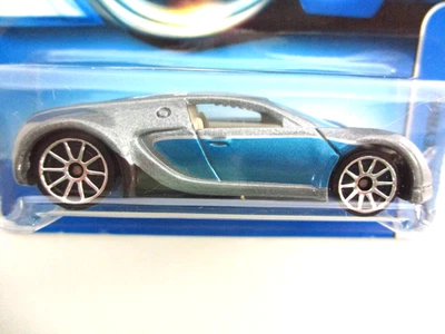 HOT WHEELS — BUGATTI VEYRON (УГОЛЬНЫЙ/СИНИЙ) — ЛИТАЯ - Изображение 1 из 4