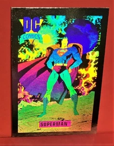 DC Cosmic Cards Hologram Chase Card #DCH8.  Superman.  Impel - 1992 - Picture 1 of 3