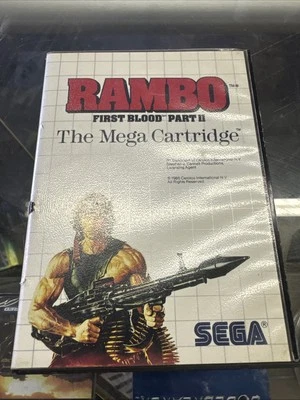 Rambo: First Blood Part II (Sega Master, 1986) Missing Manual, Untested - Image 1 of 4