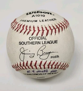 Howard Johnson Dave Magadan METS Signed Auto Baseball MILB Southern League - Imagen 1 de 4