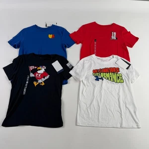 Lot 4 Bundle Under Armour Big Boys Back To School T-Shirt Assorted Colors S NWT - Picture 1 of 3