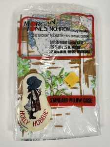 Vintage Holly Hobbie Morgan Jones Muslin Standard Pillow Case NEW IN PACKAGE - Picture 1 of 4