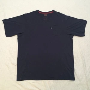 Camiseta Levi Strauss & Co Para Hombres Cuello en V Bolsillo Azul Marino Talla XXL - Imagen 1 de 4