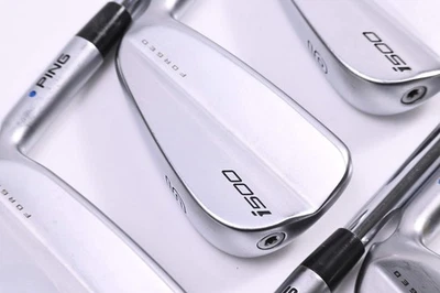 Ping i500 Irons / 4-PW+UW / Blue Dot / Stiff Flex N.S. Pro Modus 3 Tour 105 - Image 1 of 4