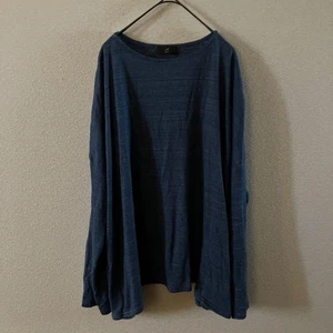 ICHI Antiquites suéter de lino negro F/S de Japón - Imagen 1 de 8