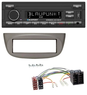 Blaupunkt USB DAB MP3 Bluetooth Autoradio für Renault Twingo 07-12 beige-grau - Bild 1 von 4