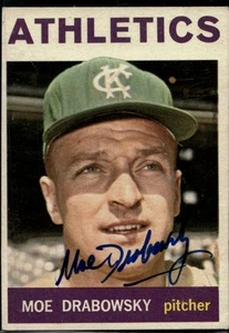1964 Topps #42 Moe Drabowsky Autographed Trading Card - Bild 1 von 2