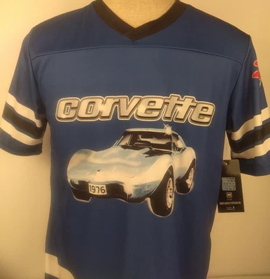 Chemistry Blue 1976 Corvette SS T Shirt Size S - New.                       (B3) - Image 1 of 4