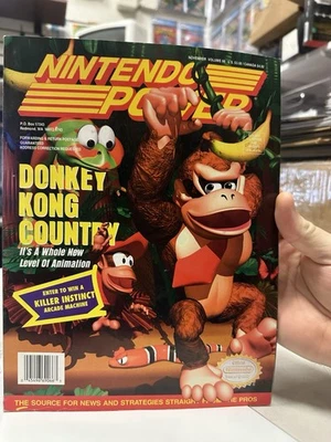 Nintendo Power Magazine Donkey Kong Country Volume 66 W/ Poster & Cards (1994) - Image 1 of 4