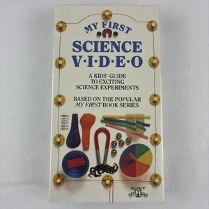 My First Science Video SONY KIDS RARE VHS Scientific Experiments Educational - Picture 1 of 9