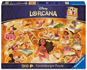 RAVENSBURGER 1000 PC PUZZLE DISNEY LORCANA GLIMMERS OF THE REALM: AMBER PRE ORD. - Picture 1 of 4