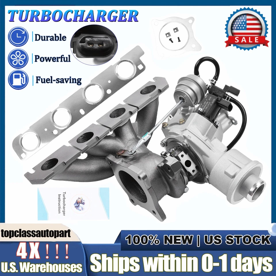 OEM Turbo Turbocharger fits 2005-2009 Audi A3 A4 A6 2.0T B7 BUL BWE BGB BWT K03 Foto 1 de 4