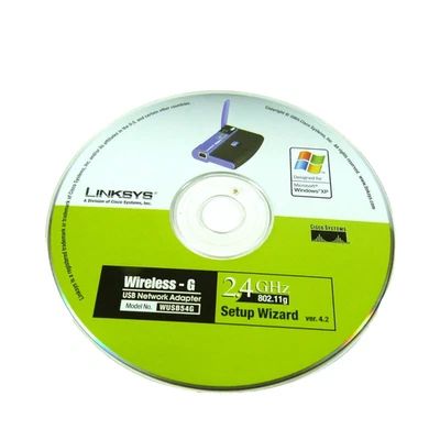 Linksys SetupWizard Version 4.2 Software Disc For Wireless-G USB Network Adapter - Image 1 of 2