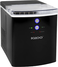 Igloo Large-Capacity Automatic Portable Electric Countertop Ice Maker Black 