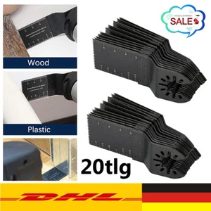 20tlg Multitool Zubehör Sägeblatt-Set Metall Holz für Multimaster Makita Einhell - Bild 1 von 11